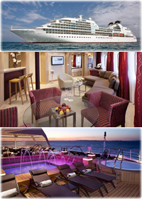 Seabourn Pursuit, Seabourn Venture, Seabourn Ovation, Seabourn Encore, Seabourn Quest, Seabourn Sojourn, Seabourn Odyssey Kreuzfahrten online buchen